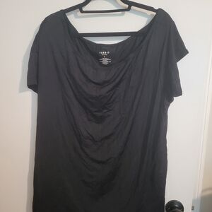 Torrid Black Short Sleeve Tee
